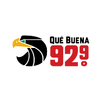 Qué Buena - KROM 92.9 FM LOGO
