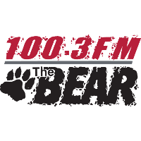CFBR 100.3 FM The Bear LOGO