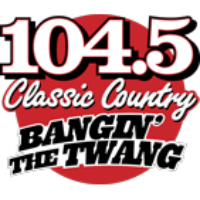 WFLN Classic Country 104.5 FM LOGO WFLN Classic Country 104.5 FM LOGO