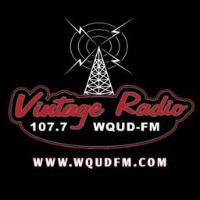 WQUD Vintage Radio 107.7 FM LOGO