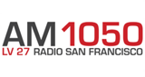 AM 1050 LV 27 Radio San Francisco LOGO