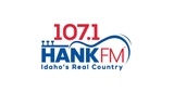 107.1 Hank FM LOGO