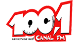 Canal 100.1 FM LOGO