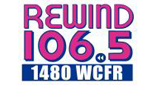 Rewind - WCFR 1480 AM/106.5 FM LOGO