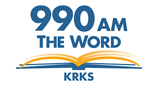 990 AM The Word LOGO