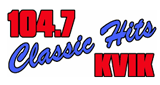 104.7 KVIK LOGO